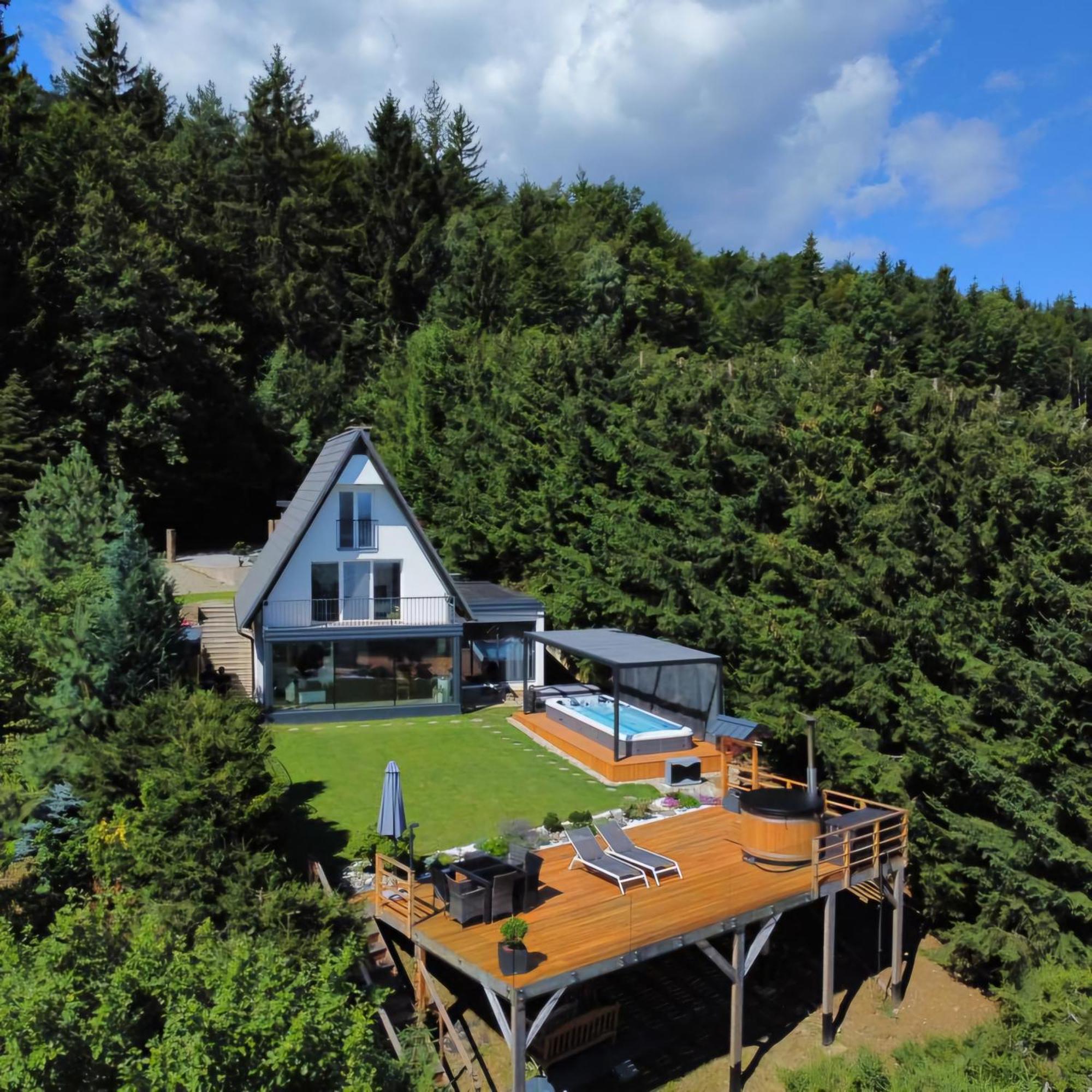 Panoramic View Cottage House - Heaven ホコ・ポホリェ エクステリア 写真